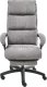 Krzesło biurowe Beliani Fotel biurowy Z wysuwanym podnóżkiem EATON Szenil Szary 7