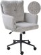 Krzesło biurowe Beliani Krzesło obrotowe ALPINE Szary 1