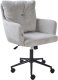 Krzesło biurowe Beliani Krzesło obrotowe ALPINE Szary 4