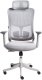 Krzesło biurowe Beliani Fotel biurowy Obrotowy PARTNER Szary 6