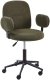 Krzesło biurowe Beliani Krzesło biurowe boucle ciemnozielone MORAGA 4