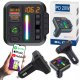 Transmiter FM Blow TRANSMITER SAMOCHODOWY BLUETOOTH 5.3 FM RGB ŁADOWARKA PD 20W QC 3.0 USB-C 2