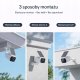 Kamera IP Kamera IP 4K WIFI z AI Bezprzewodowa UHD z Panelem Solarnym Safemo 4