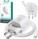 Ładowarka Joyroom Ładowarka sieciowa Joyroom JR-TG7 33W USB-A + USB-C z kablem 30W USB-C - Lightning 1m - biała 1