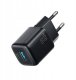Ładowarka Joyroom Ładowarka sieciowa Joyroom JR-TG7 33W USB-A + USB-C z kablem 30W USB-C - Lightning 1m - czarna 5