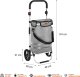 Nils Extreme NC4305 WÓZEK NA ZAKUPY SKŁADANY PREMIUM 50L SZARY NILS 5