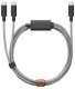 Kabel USB Native Union Native Union Belt Cable (USB-C - USB-C) 2m, zebra 1