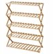 Home Styling Collection Stojak na buty 5-poziomowy RONIV, 67 x 25 x 87 cm, bambusowy 1