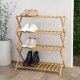 Home Styling Collection Stojak na buty 5-poziomowy RONIV, 67 x 25 x 87 cm, bambusowy 4