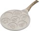Patelnia Klausberg Patelnia do placków, bożonarodzeniowe wzory, aluminiowa, powłoka nieprzywierająca, beżowa, ?26,5 cm, klausberg, kb-7970 1