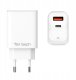 Ładowarka Teltech Teltech ładowarka sieciowa GaN USB / Typ-C 65W białyTCH-05 2