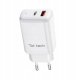 Ładowarka Teltech Teltech ładowarka sieciowa GaN USB / Typ-C 65W białyTCH-05 3