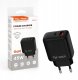 Ładowarka Teltech Teltech ładowarka sieciowa GaN USB / Typ-C 45W czarny TCH-03 1