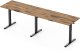 Biurko SENSE7 Nojo Light Corner Ciemnobrązowe 160 cm x 140 cm Dark Brown 10
