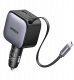 Ładowarka Ugreen Nexode EC603 90W 3-in-1 Car Charger ładowarka samochodowa 1x USB-C 1x USB-A 1x wysuwane USB-C-Kabel 70cm QC 3.0 PD 3.0 2