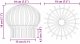 vidaXL Osłona na liście rynny 2 pcs srebrny 160 mm Stal nierdzewna 10