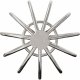 vidaXL Osłona na liście rynny 8 pcs srebrny 50 mm Stal nierdzewna 6