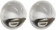 vidaXL Pokrywy wentylacyjne 2 pcs srebrny 100 mm Stal nierdzewna 2