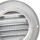 vidaXL Pokrywy wentylacyjne 2 pcs srebrny 100 mm Stal nierdzewna 9