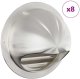 vidaXL Pokrywy wentylacyjne 8 pcs srebrny 150 mm Stal nierdzewna 3