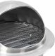vidaXL Pokrywy wentylacyjne 8 pcs srebrny 150 mm Stal nierdzewna 8