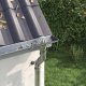 vidaXL Osłona na liście rynny 8 pcs srebrny 75 mm Stal nierdzewna 1