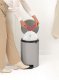 Kosz na śmieci Brabantia BRABANTIA kosz na śmieci z pedałem NewIcon 20 l Soft Grey 254406 (8710755254406) 3