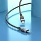 Hoco Kabel USB C do USB C Hoco 3A 60W Silikonowy 3 m X109 czarny 3