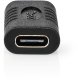 Adapter USB Nedis CCGB64900BK USB-C - USB-C Czarny  (CCGB64900BK) 1