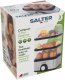 Salter Kompaktowy 3-piętrowy Parowar Salter 500W Ryby Warzywa Jajka Timer 3 Litry 11