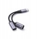 Adapter USB Bluestar USB-C - USB-C x2 Srebrny 1