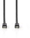 Nedis Nedis CCGB37504BK20 kabel DisplayPort 2 m Mini DisplayPort Czarny 2