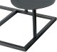 Beliani Świecznik LAMEGO Metal 23 cm Czarny 6