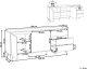 Beliani Szafka 2-drzwiowa CARDIGAN Jasnobrązowy 3
