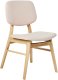 Beliani Zestaw 2 krzeseł do jadalni ELLA Drewno Jasnobeżowy 5