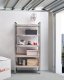 Beliani Zestaw 2 regałów magazynowych XITTA Metal 75 cm 30 cm Srebrny 4