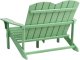 Beliani Ławka ogrodowa ADIRONDACK 125 cm Jasnozielony 5