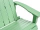 Beliani Ławka ogrodowa ADIRONDACK 125 cm Jasnozielony 6