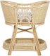 Beliani Łóżeczko dziecięce Rattan LAGRASSE 50 x 70 cm 1