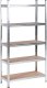 Beliani Regał magazynowy XITTA Metal 180 cm Srebrny 1