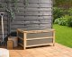 Skrzynia ogrodowa Beliani Skrzynia ogrodowa ACATE Beton 121 cm 72 cm Szary 4