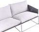 Beliani Sofa ogrodowa dla 2 osób PONTE Metal Szary 11