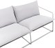 Beliani Sofa ogrodowa dla 2 osób PONTE Metal Szary 13