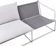 Beliani Sofa ogrodowa dla 2 osób PONTE Metal Szary 14