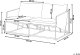 Beliani Sofa ogrodowa dla 2 osób PONTE Metal Szary 3