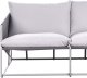 Beliani Sofa ogrodowa dla 2 osób PONTE Metal Szary 10