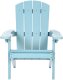 Beliani Krzesło ogrodowe dla dzieci jasnoniebieskie ADIRONDACK 4