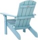 Beliani Krzesło ogrodowe dla dzieci jasnoniebieskie ADIRONDACK 5