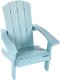 Beliani Krzesło ogrodowe dla dzieci jasnoniebieskie ADIRONDACK 6
