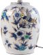 Lampa stołowa DKD Home Decor Lampa stołowa SUNJA Porcelana Biały/ niebieski 7